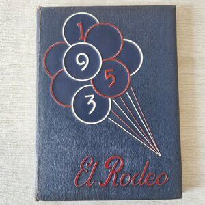 Merced Union High School El Rodeo 1953 Yearbook Vintage Collectible